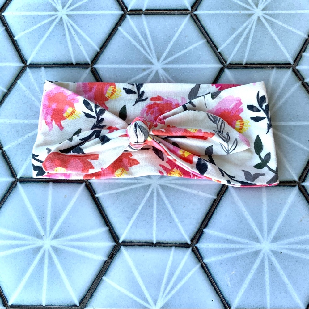 Infant Pink Flower Headband
